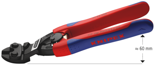 Knipex 7122200 CoBolt Boutensnijder - Compact - Gebogen - 200mm