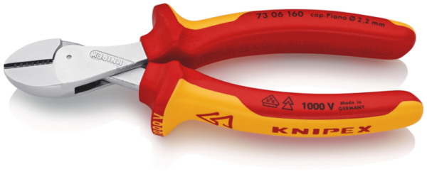 Knipex 7306160 X-Cut Kracht Zijsnijtang - 160mm