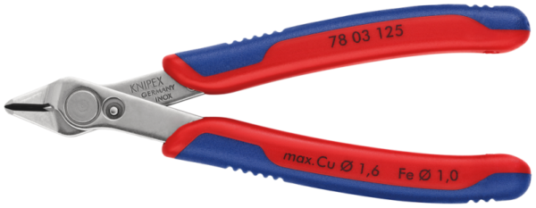 Knipex 7803125 Super-Knips Precisie Zijsnijtang - Elektronica - 125mm