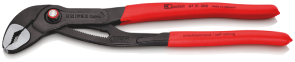 Knipex 87 21 300 Cobra QuickSet Hightech-waterpomptang - 300 Mm