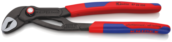 Knipex 8722250 Cobra Quick-Set Waterpomptang - 250mm