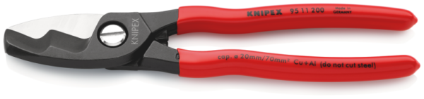 Knipex 9511200 Kabelschaar Met Dubbele Snijkanten - 200mm