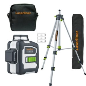 Laserliner CompactPlane-Laser 3G Kruislijnlaser Set 150 In Tas - 3 Lijnen - Groen - 60m