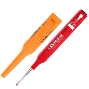 Lyra Merkstift Voor Diepe Gaten - Rood Met Houder