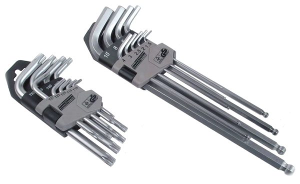 MANNESMANN 18-dlg set TORX + INBUS