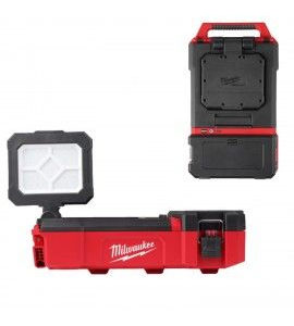 MILWAUKEE M12 POAL-0 PackOut Area Lamp 1400 Lumen 12V Excl. Accu's En Lader 4933480473 Bouwlamp