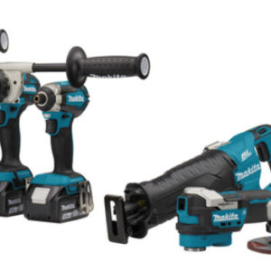 Makita 18V gereedschapset (2 x 5