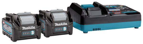 Makita 191J81-6 40v XGT Li-ion Accu Starterset (2x 2.5Ah) + Lader In Mbox