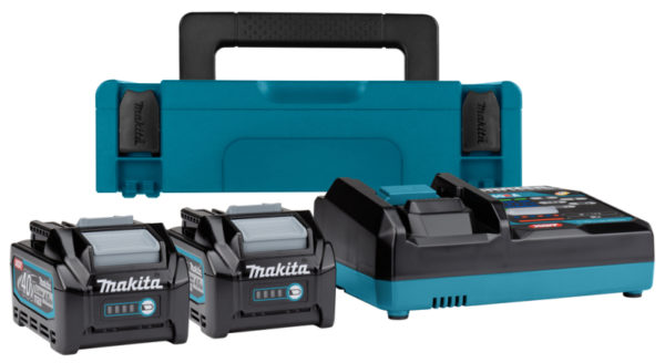 Makita 191J97-1 40V XGT Li-ion Accu Starterset (2x 4.0Ah) + Lader