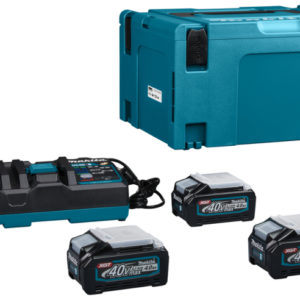 Makita 191U28-6 40V XGT Li-Ion Accu Starterset (4x 4.0Ah) + Duolader In Mbox