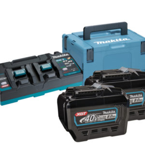 Makita 191Y97-1 40v XGT Li-ion Accu Starterset (2x 8.0Ah) + Duolader In Mbox