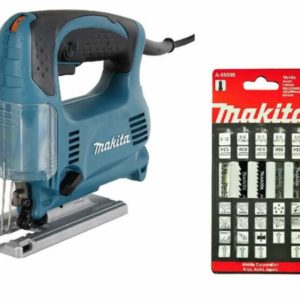 Makita 4329 + A-86898 Decoupeerzaag Body - 5-delige Decoupeerzaagbladset