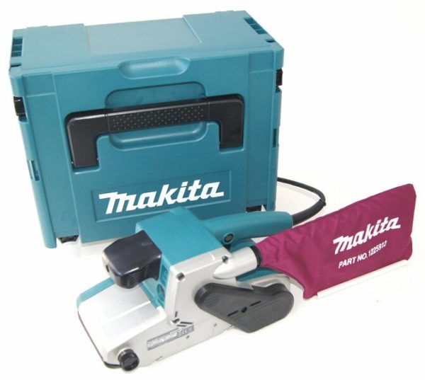 Makita 9404J Bandschuurmachine In Mbox - 1010W - 100 X 610mm