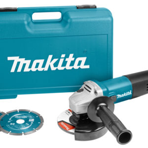 Makita 9558HNRGK2 Haakse Slijper Incl. 2 Diamantschijven In Koffer - 840W - 125mm