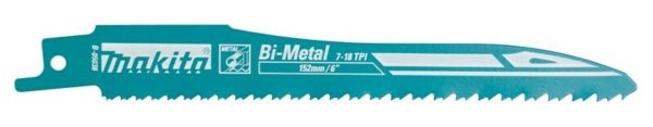 Makita B-05038 Reciprozaagblad - 128 X 7/18TPI - Metaal/Kunststof (5st)