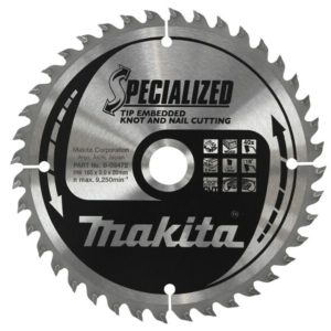 Makita B-40602 Specialized Cirkelzaagblad - 216 X 30 X 24T - Hout / Epoxy / Aluminium / Kunststof