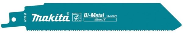 Makita B-43131 Reciprozaagblad - 131 X 152mm - Metaal (5st)