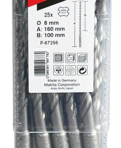 Makita B-46523-10 SDS-Plus Hamerboor - 2 Snijvlakken - 6 X 100 X 160mm (10st)