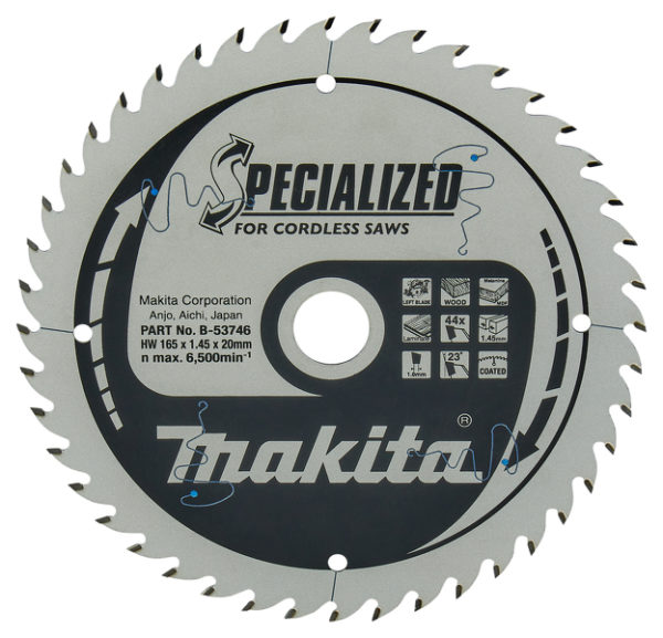 Makita B-53746 - Cirkelzaagblad Gemelamineerd - 165x20x1