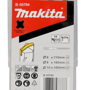 Makita B-55784 5-delig SDS-Plus Borenset