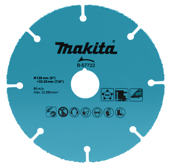 Makita B-57722 Doorslijpschijf - 125 X 22