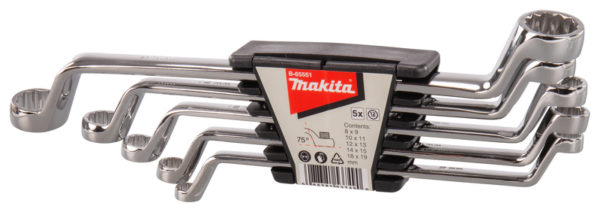 Makita B-65551 5-delige Ringsleutelset - 8-19mm