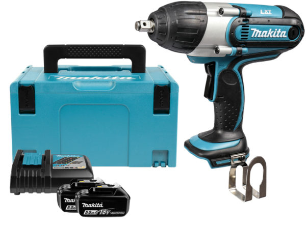 Makita BTW450RFJ 18V Li-Ion Accu Slagmoersleutel Set (2x 3.0Ah Accu) In Mbox - 440Nm - 1/2"