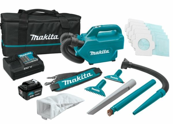 Makita CL121DSM 12V Li-Ion Accu Stofzuiger Set (1x 4