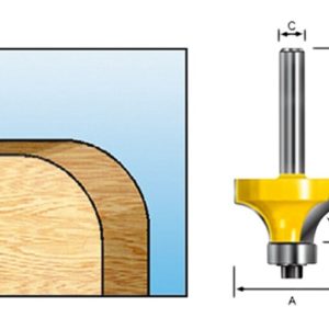 Makita D-09422 Afrondfrees Met Kogellager - 18