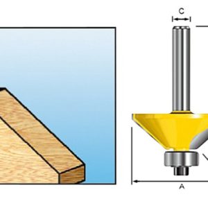 Makita D-09488 Fasefrees Met Kogellager - 45° - 26mm - 6mm