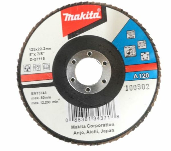 Makita D-27115 Lamellenschijf - K120 - 125mm