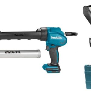 Makita DCG140RTX 14.4V Li-Ion Accu Lijm- En Kitspuit Set (1x 5.0Ah Accu) Incl. Kokerhouder- En Worsthouder In Koffer