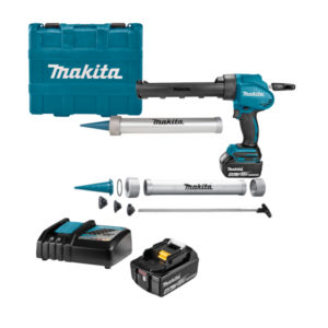 Makita DCG180RMX 18V Li-Ion Accu Lijm- En Kitspuit Set (1x 4.0Ah Accu) Incl. Kokerhouder- En Worsthouder In Koffer