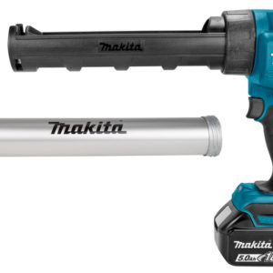 Makita DCG180RTEX 18V Li-Ion Accu Lijm- En Kitspuit Set (2x 5.0Ah Accu) Incl. Kokerhouder- En Worsthouder In Koffer