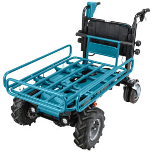 Makita DCU604Z LXT 2x18 V Accu Kruiwagen Met Rek - 300kg