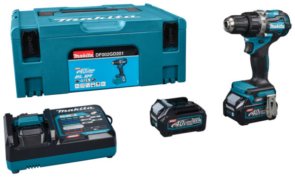 Makita DF002GD201 XGT 40V Max Li-Ion Accu Boor-/schroefmachine Set (2x 2