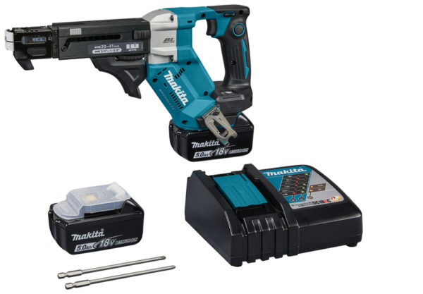 Makita DFR452RTJ 18V Li-Ion Accu Schroefautomaat Set (2x 5