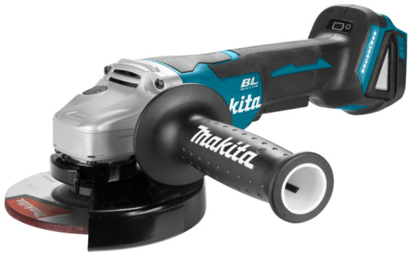 Makita DGA505RTJ 18V Li-Ion Accu Haakse Slijper Set (2x 5.0Ah Accu) In Mbox - 125mm - Koolborstelloos - Softstart