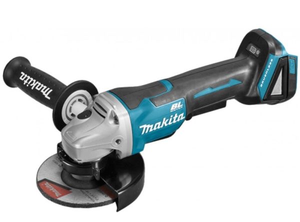 Makita DGA505Y1J 18V Li-Ion Accu Haakse Slijper Body + 1.5Ah Accu In Mbox - 125mm - Koolborstelloos - Softstart