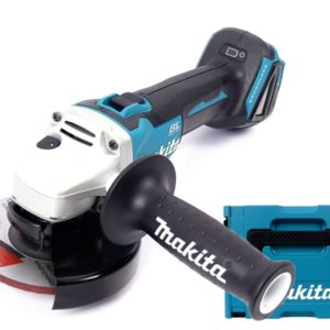 Makita DGA506ZJ 18V Li-Ion Accu Haakse Slijper Body In Mbox - 125mm - Koolborstelloos - Softstart