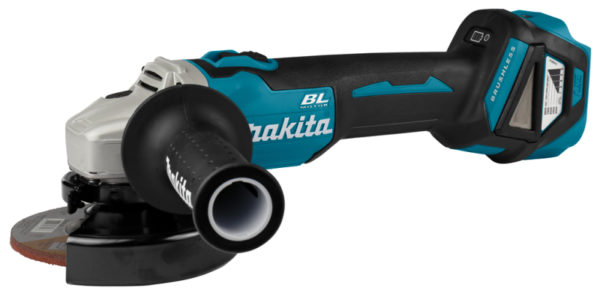 Makita DGA511ZJ 18V Li-Ion Accu Haakse Slijper Body In Mbox - 125mm - Koolborstelloos