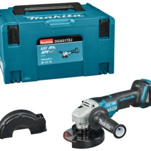 Makita DGA517ZJ 18V Li-Ion Accu Haakse Slijper Incl. ADT Body In Mbox - 125mm - Koolborstelloos