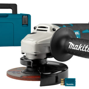 Makita DGA518ZJU 18V Li-Ion Accu AWS Haakse Slijper Body In Mbox - 125mm - Koolborstelloos