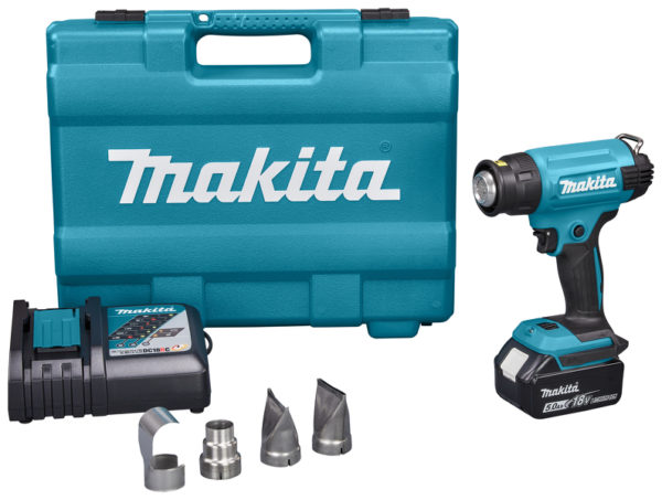 Makita DHG181RT 18V Li-Ion Accu Heteluchtpistool Set (1x 5