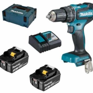 Makita DHP485RFJ 18V Li-Ion Accu Klopboor-/schroefmachine Set (2x 3.0Ah Accu) In Mbox - Koolborstelloos