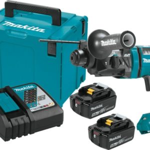 Makita DHR182RTJ 18V Li-Ion Accu SDS-plus Combihamer Set (2x 5.0Ah Accu) - 1