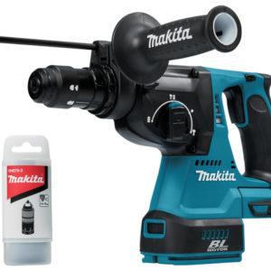 Makita DHR243Z 18V Li-Ion Accu SDS-plus Combihamer Incl. Snelspanboorkop Body - 2J - Koolborstelloos