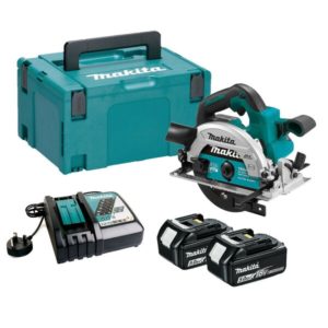 Makita DHS660RTJ 18V Li-Ion Accu Cirkelzaag Set (2x 5.0Ah Accu) In Mbox - 165mm - Koolborstelloos