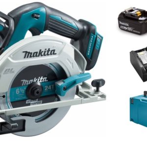 Makita DHS680RTJ 18V Li-Ion Accu Cirkelzaag Set (2x 5.0Ah Accu) In Mbox - 165mm - Koolborstelloos