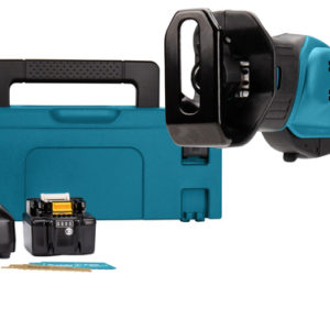 Makita DJR183RTJ 18V Li-Ion Accu Reciprozaag Set (2x 5.0Ah Accu) In Mbox - Snelwissel